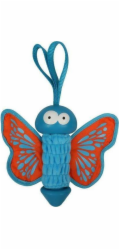 COOCKOO Gumový motýl Coockoo Lily oranžový 27x20x7,5cm