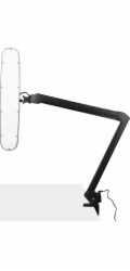 Activeshop LED dílenská lampa Elegante 801-l s nastavitelným svěrákem. intenzita světla černá