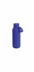Quokka Solid s popruhem - termoska z nerezové oceli o objemu 510 ml s popruhem (tmavomodrá)