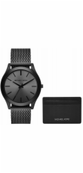 Michael Kors Pánské hodinky + pouzdro na kartu MK1085SET + BOX