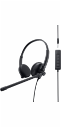 Dell WH1022 Kabelová sluchátka s náhlavním mostem pro hovory/hudbu USB typu A Černá