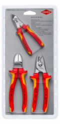 Knipex SADA NÁŘADÍ PRO ELEKTROINSTALAČNÍ PRÁCE, 3 DÍLNÁ.