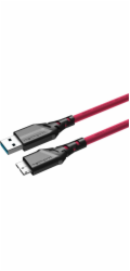 Ednet USB kabel Mathorn MTC-220M Foto kabel 2m 10Gbps USB A - MicroB purpurový