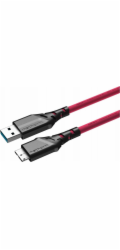 Ednet USB kabel Mathorn MTC-520M Fotografický kabel 5 m 10 Gbps USB A - MicroB Magenta