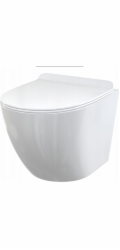 ALCADRAIN Závěsná toaleta WC SOLID + WC sedátko SLIM SOFTCLOSE, duroplast