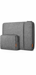 Inateck Brašna na notebook s kapsou na příslušenství LB01006/S1 šedá