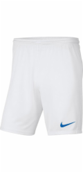 Nike Dívčí kraťasy Y Park III BV6865 104 BV6865 104 bílé L (147-158 cm)