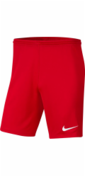 Nike Dívčí kraťasy Y Park III BV6865 657 BV6865 657 červená XS (122-128cm)