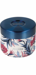 Quokka Termoska Whim Food Jar Blue Garden 0,36 l modrobílá