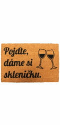 Rohožka DÁME SKLENIČKU 40x60 cm