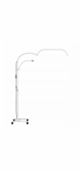 Michael Marinelli Stojací bezstínová LED kosmetická lampa Moon + kolečka 45w Marinelli Gx520r / bílá