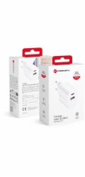 ForCell F-ENERGY TFK-TC-35WPD Type-C + USB A PD QC4.0 3A 35W bílý