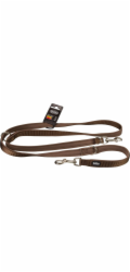 Nobby Classic Preno nastavitelné vodítko S hnědé 200 cm 15/20 mm