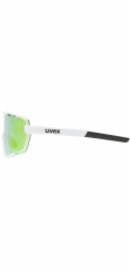 Sluneční brýle UVEX SPORTSTYLE 236 SET WHITE MAT / MIRROR GREEN (CAT. 2) + CLEAR (CAT. 0)