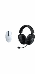 Logitech Myš G305 Lightspeed bílá (910-005291) + G Pro X černá (981-000818)
