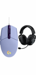 Logitech Myš G102 Lightsync (910-005854) + G Pro X černá (981-000818)
