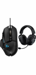 Logitech Myš G502 Hero (910-005470) + G Pro X černá (981-000818)