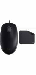 Logitech Tichá myš B110 (910-005508) + řada Studio – GRAFIT (956-000049)