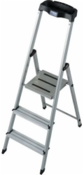 Krause Safety Skládací žebřík stříbrný