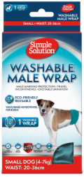 SIMPLE SOLUTION Pratelný pás/plenka pro psy 1ks S