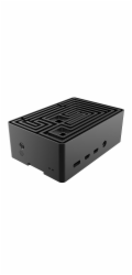 AKASA case Maze, pro Raspberry Pi 4, hliník, černá