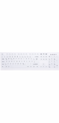 Cherry CHERRY AK-C8100F-FU1-W/GE klávesnice RF bezdrátová QWERTZ klávesnice německá bílá