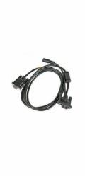 Cable: RS232, black, DB9, 5V, 2.9m (9.5’) straight, External IO