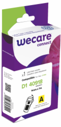 WECARE ARMOR páska kompatibilní s DYMO S0720730,Black/Yellow,9MM*7M