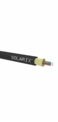 DROP1000 kabel Solarix 24vl 9/125 4,0mm LSOH Eca černý SXKO-DROP-24-OS-LSOH, cena za metr
