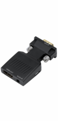PremiumCord Převodník VGA na HDMI s audio vstupem a audio kabelem