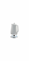 Orava VK-3813 W rychlovarná konvice, 1500 W, 1.5 l, kermická, automatické vypnutí, bílá