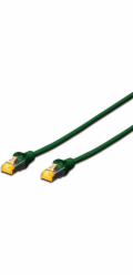 DIGITUS patch kábel Cat6A, S/FTP (PiMF), LSOH - 0,25m, zelený