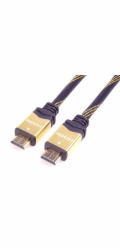 PremiumCord HDMI 2.0 High Speed + Ethernet kabel HQ, zlacené konektory, 2m