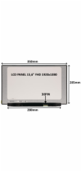 SIL LCD PANEL 15,6" FHD 1920x1080 30PIN MATNÝ IPS / BEZ ÚCHYTŮ 77021571 LCD PANEL 15,6" FHD 1920x1080 30PIN MATNÝ IPS / BEZ ÚCHYTŮ