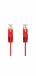 C-TECH Kabel patchcord Cat5e, UTP, červený, 3m