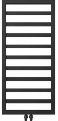Hydroland KOUPELNOVÝ RADIÁTOR NATSUMI 1240X530 ČERNÁ MATNÁ // GRL-G/N-1240X530-CZ