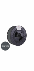 C-TECH Tisková struna (filament) PREMIUM LINE, ABS, čedičová šedá, RAL7012, 1,75mm, 1kg