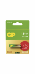 GP Alkalická baterie ULTRA AAA (LR03)- 6ks