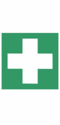 Samolepka první pomoci 135x135mm