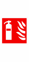 Samolepka na hasicí přístroj 135x135mm
