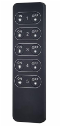 OVLADAČ PRO LED PÁSKY 5 ZÓN SR-2801