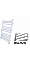 Hydroland dvojitý radiátor KUMIKO SPOJKA RADIÁTOR 750X540 RAL 9006 340W // GRL-G/K-750X540-RAL