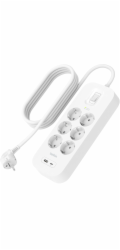 Belkin Steckdosenleiste 6-fach + USB-A+C,650J,18W,2m SRB002vf2MV2