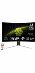 MSI Gaming MAG 325CQRF QD E2/ 31,5" zakřivený/ 2560x1440 / VA LED/ 0,5ms/ 180Hz/ 300cd/m2/ 3500:1/ HDMI/ DP/ VESA/ černý