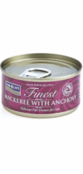 FISH4CATS Mackerel with anchovy - mokré krmivo pro kočky - 70g