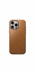 Nomad NOMAD Moderní kožené pouzdro English Tan | iPhone 16 Pro Max