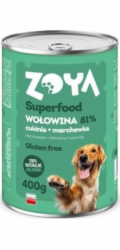 ZOYA Superfood Beef - vlhké krmivo pro psy - 400g