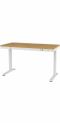 Stůl ACTIVEJET s elektrickým nastavením výšky 140x70 ET119W-C bílá/dub