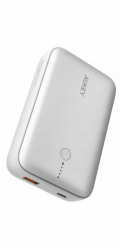 AUKEY PB-Y57 Bílá mini powerbanka 20000mAh 22,5W 2xUSB PD 3.0 QC 3.0 LED