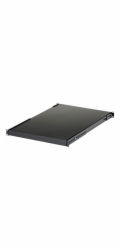 Startech 1U Adjustable Server Rack Mount Shelf - 175lbs - 19.5 to 38in Deep Universal Tray for 19" AV, Data & Network Equipment Rack (ADJSHELFHD) - Police skříně - černá - 1U - 19" - pro P/N: RK1233BK